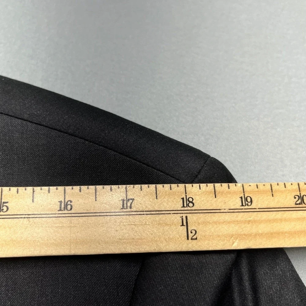 HUGO BOSS Men's Charcoal Super 100 Wool Suit Jacket Blazer Made‎ in Bulgaria 40R